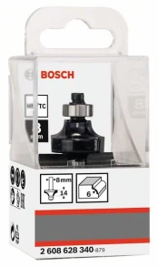 Suapvalinimo freza BOSCH, R=6 mm, dvipusė, UŽS kaina