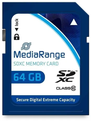 "CARD SD- 64GB SDXC Klasse 10. 64GB"