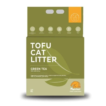 Murrfect Green Tea Premium tofu kraikas katėms, žaliosios arbatos kvapo; 6l/2.5kg