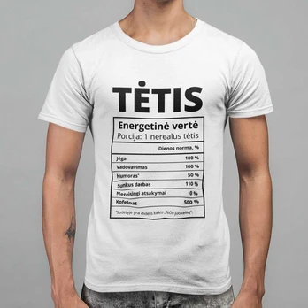 Marškinėliai "Tėčio sudėtis"