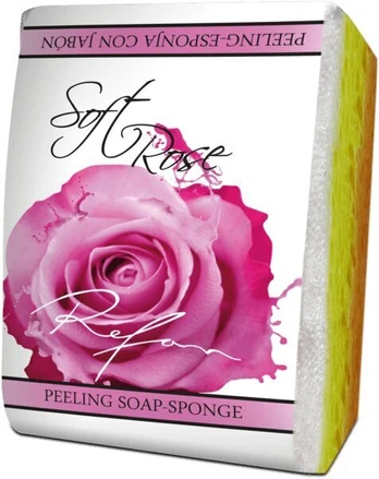 Šveičiamasis muilas-kempinėb"Soft Rose" REFAN