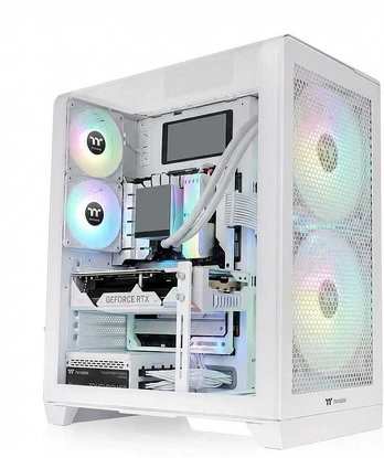 Stacionarus kompiuteris Midi Thermaltake View 390 TG Snow Baltas