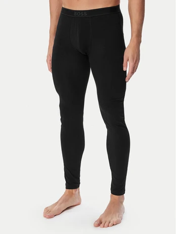 BOSS Apatinės kelnės Long John 365 Solid 50569369 Juoda Slim Fit