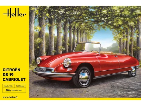 Heller - Citroen DS 19 Cabriolet, 1/16, 80796