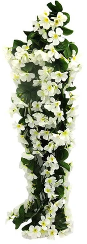 Dirbtinė gėlė žibutė-vijoklis, 80 cm - Mėlyna