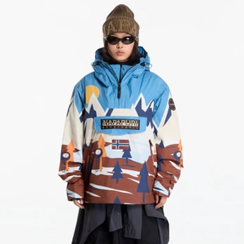 Napapijri Rainforest Next Anorak Jacket Multicolour - Dydis M (NP0A8AHXFDX1 Striukės)