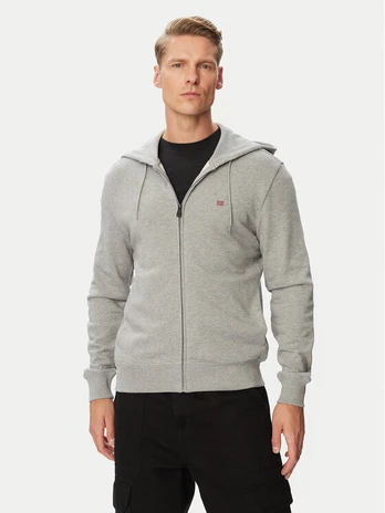 Napapijri Džemperis Balis Fzh NP0A4HHV Pilka Regular Fit