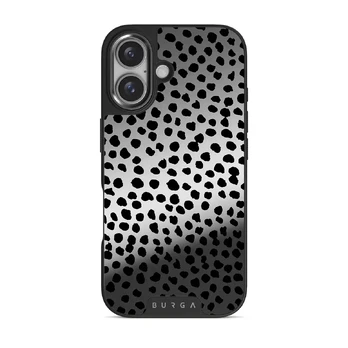 Almond Latte - Cute iPhone 16 Case, Elite Mirror (MagSafe) / Gunmetal