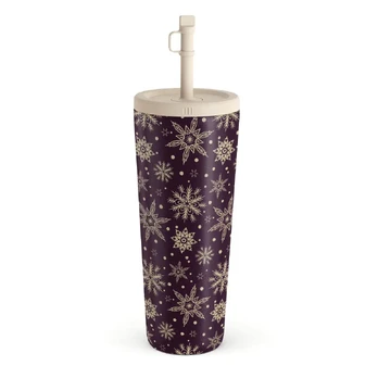 Sleeping Beauty - Snowflakes Travel Mug, 700 ml / Straw