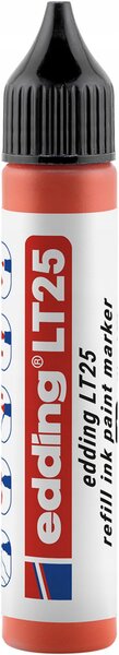 Edding E-lt 25 Ecoline rašalo papildymas, raudonas, 25ml
