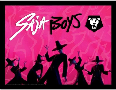 Pyramid KPop Demon Hunters Saja Boys Framed print