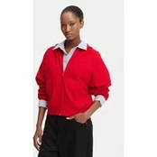 Tommy Jeans Džemperis Flag DW0DW22834 Raudona Boxy Fit