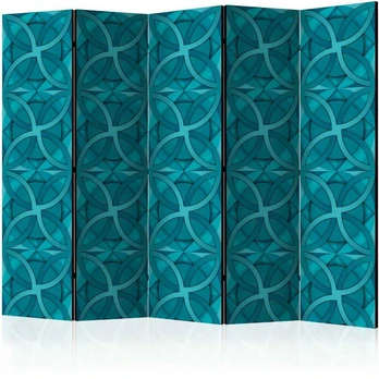 Artgeist Pertvara - Geometric Turquoise II [Room Dividers]