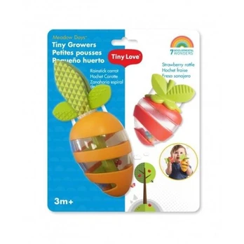 Barškučiai kramtukai Tiny Growers Morka ir Braškė 862126, 2vnt
