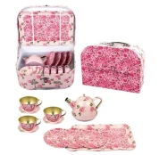 Magni - Tea set in suitcase, with flowers ( 3903 ) kaina