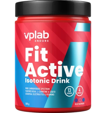 VPLab Nutrition FitActive Isotonic Drink, Blue Raspberry, 500 g