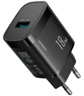 Juodas 18W 1xUSB-A pakrovėjas "Joyroom JR-TF4"