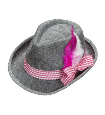 Felt "BAVARIAN FEDORA WITH FEATHERS"