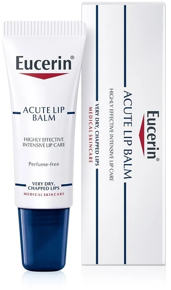 Lūpų balzamas Eucerin Urea Repair Acute, 10 ml