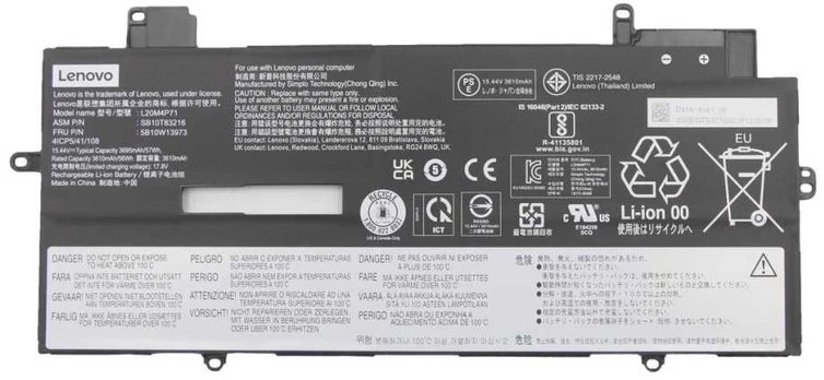 Lenovo Internal,4c,57Wh,LiIon,SMP