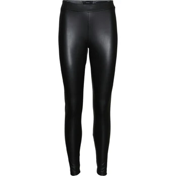 Odinės kelnės moterims, Juoda, Gana legging