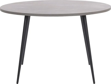 Valgomojo stalas Shumee Odeon, pilkas, 120 cm x 120 cm x 76 cm