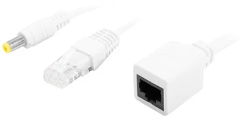 Adapteris Lanberg UTP Passive POE Adapter Kit Cable RJ-45, 0.015 m, balta