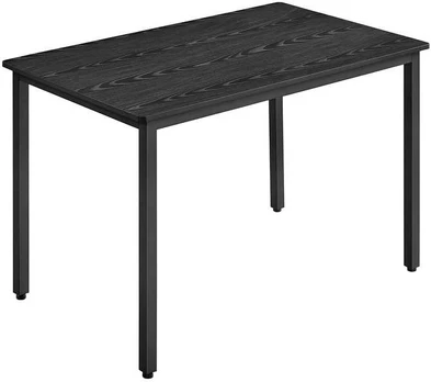 Vasagle Valgomojo stalas 70x110x77 cm juodas