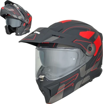 3-in-1 Flip-Up Motorcycle Helmet W-TEC Neovu Graphic
