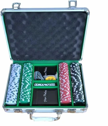 Dėklas Enne Interior Pro Poker -pokerisetti alumiinisalkussa