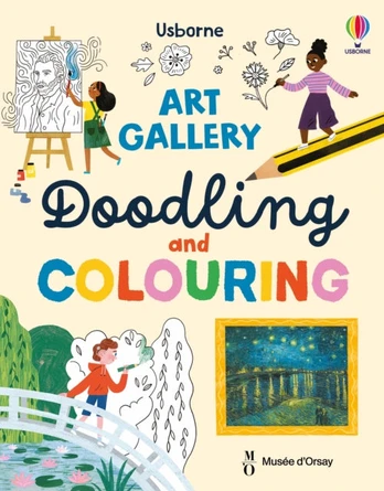 Art Gallery Doodling and Colouring