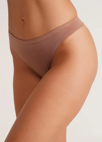 Besiūlės string kelnaitės STRING BRIEFS COLOR Giulia, spalva mokko, L/XL