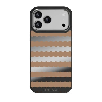 Golden Sand - iPhone 17 Pro Max Case, Elite Mirror (MagSafe) / Gunmetal