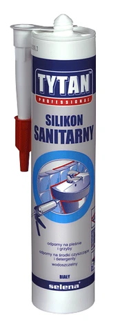 Tytan Silikon sanitarny TYTAN balta 310ml