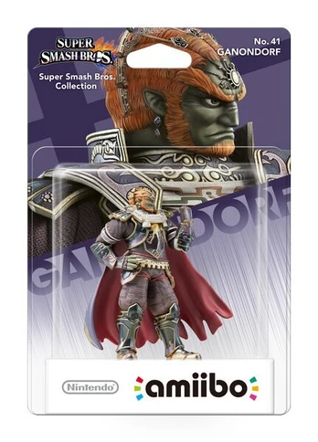 Amiibo figūrėlė – Ganondorf Nr. 41 • Super Smash Bros. kolekcija