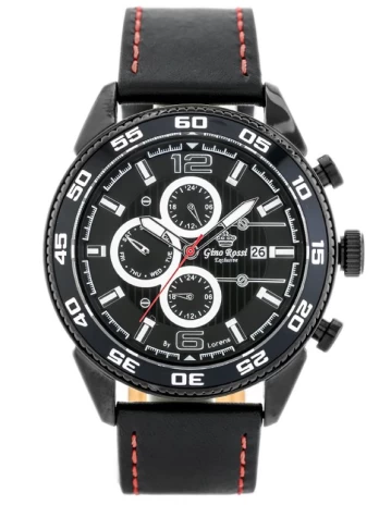 VYRIŠKAS LAIKRODIS G. ROSSI - E7131A-1A3 - EXCLUSIVE (zg287c) + BOX