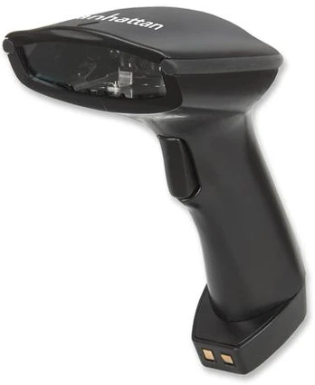Manhattan 178495 brūkšninių kodų skaitytuvas Handheld bar code reader CCD Juoda
