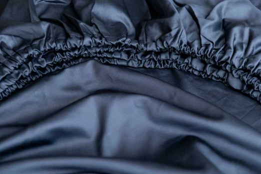 MIEGO GURU PREMIUM satino paklodė be gumos “Navy” (TC300) 180x220cm