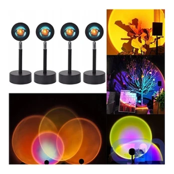 Šviestuvas projekcinis Sunset Lamp LED USB