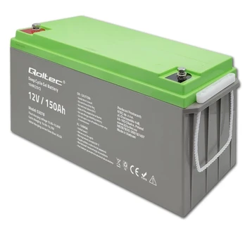 QOLTEC 53078 Deep Cycle Gel battery 12V 150Ah