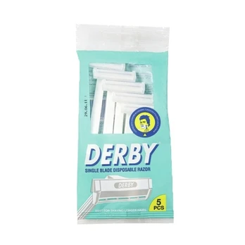 Derby Classic Vienkartiniai skustuvai, 5 vnt.