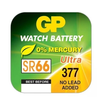 Sidabro oksido baterija GP SR66 1.55V, 1 vnt.