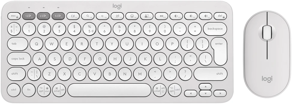Klaviatūra ir pelė Logitech Pebble 2 Combo (920-012240)