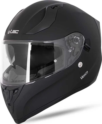 Visą veidą dengiantis motociklininko šalmas W-TEC "Vesco