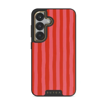 Pomegranate - Samsung Galaxy S25 Case, Elite Dark (Magnetic) / Gold