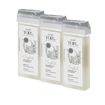 Depiliacinis vaškas Italwax TopFormula Crystal, 100ml x3
