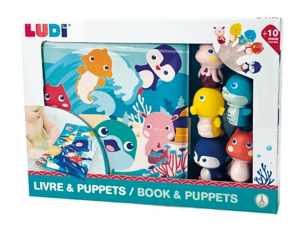 Ludi - Bath book and Finger figures - (LU40018)