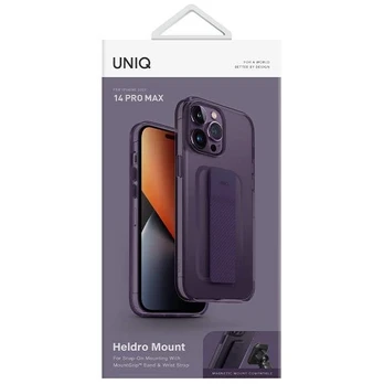 Dėklas Uniq Heldro Mount iPhone 14 Pro Max Purpurinis