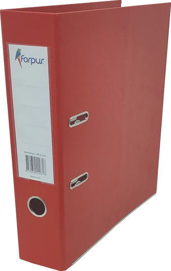 Segtuvas Forpus, A4/70 mm, standartinis, raudonas FO20031