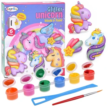 UNICORN Glitter Magnet Making Kit - DIY Magnets ZA6406
